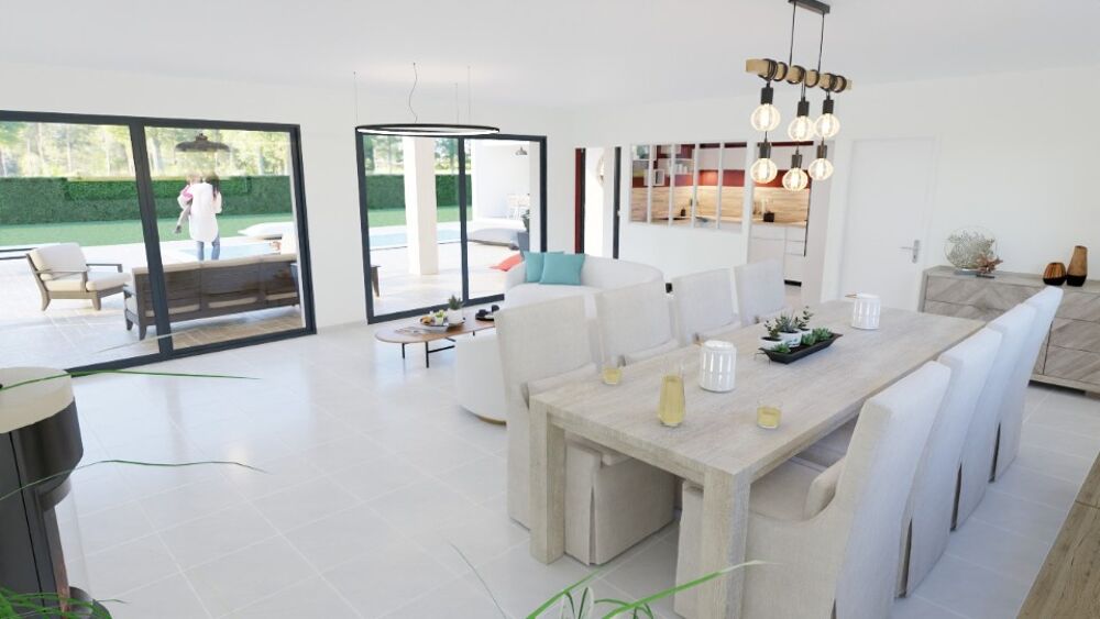 Charmante villa familiale de plain-pied avec espace invi....