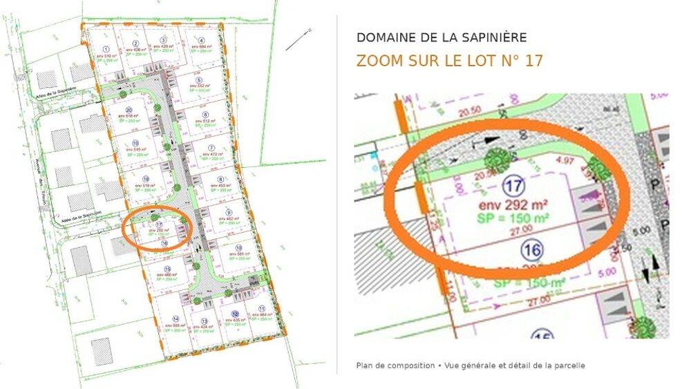 vente Terrain - 292 m² Curgies (59990)