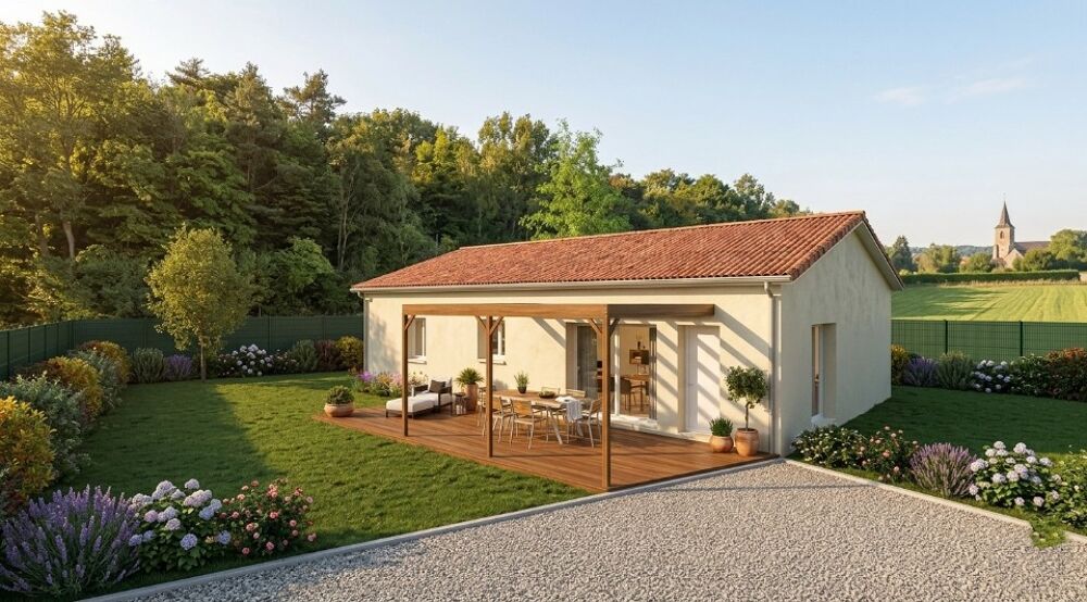 Maison neuve 100 M2 avec jardin sur la commune de ANNEYR....
