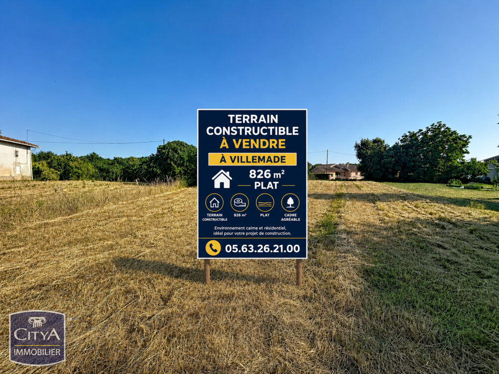 Vente Terrain terrain Villemade