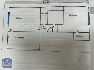  Appartement � vendre 2 pi�ces 48 m�