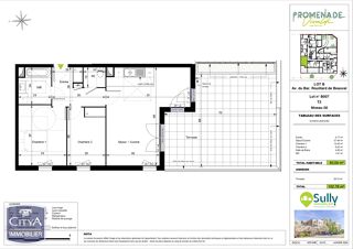  Appartement � vendre 3 pi�ces 63 m�