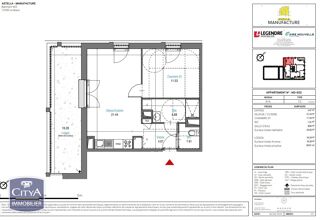  Appartement à vendre 2 pièces 44 m²