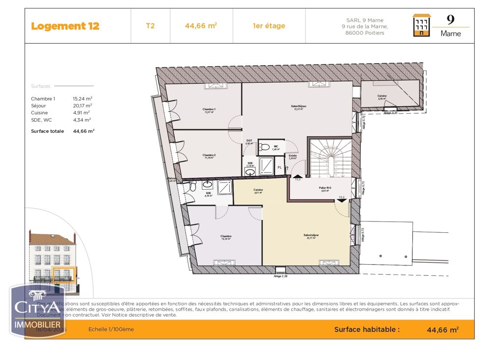 Vente Appartement appartement Poitiers