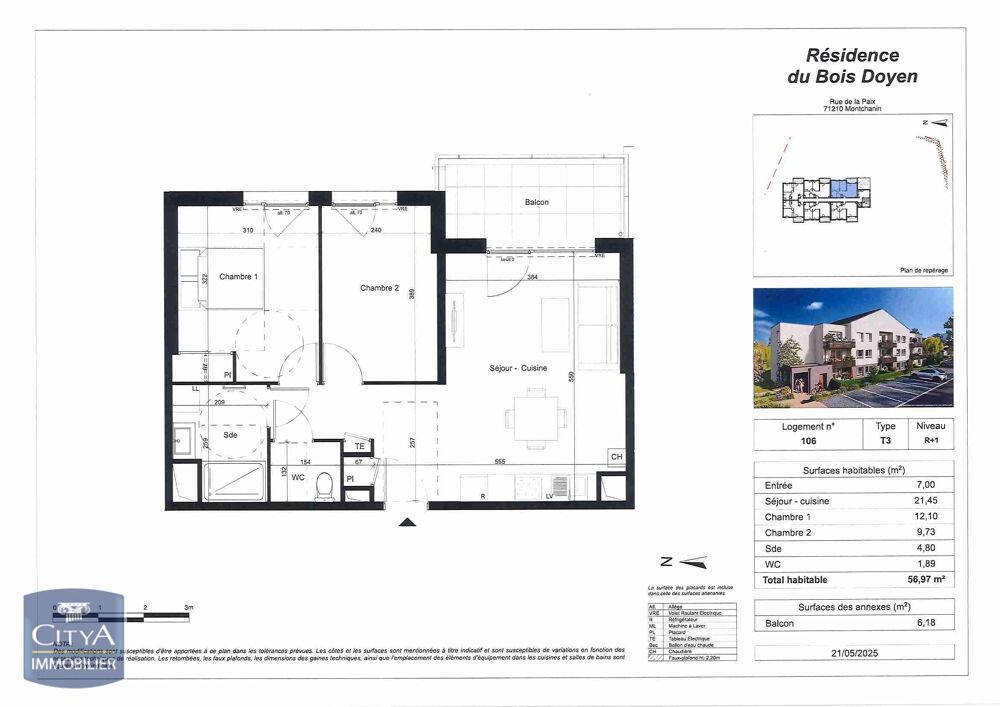 Vente Appartement appartement Montchanin