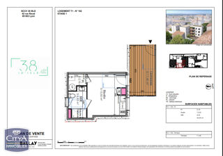  Appartement à vendre 1 pièce 20 m²