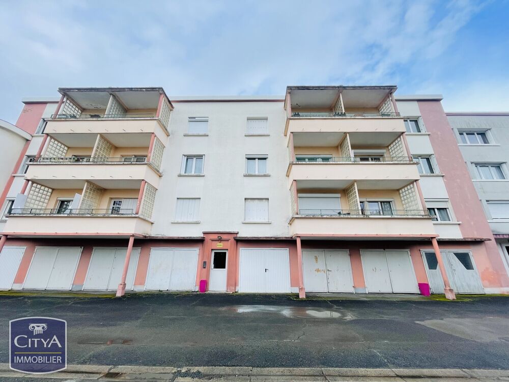 Appartement 3 pièces 58 m² · à Châteauroux · 58 m² · 45 000 €