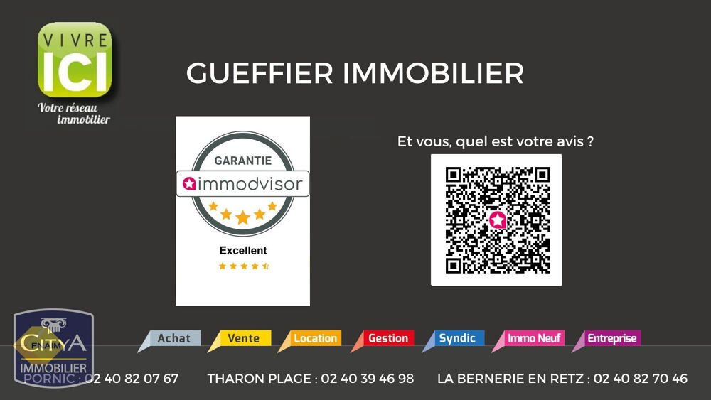 � vendre  Maison La Bernerie-en-Retz (44760)