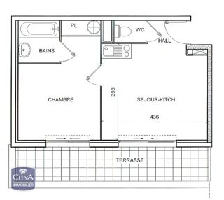  Appartement � vendre 2 pi�ces 35 m�