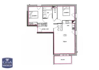  Appartement à vendre 3 pièces 60 m²