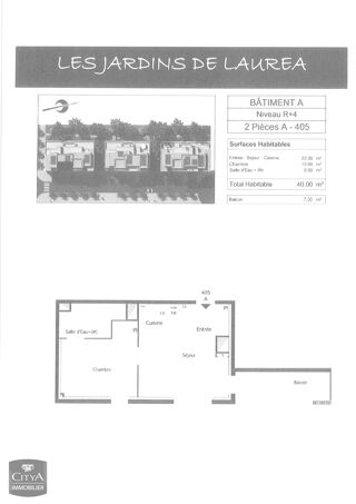  Appartement à vendre 2 pièces 40 m²