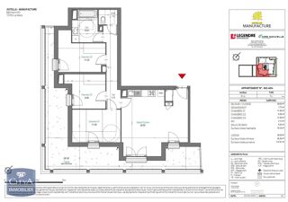  Appartement  vendre 4 pices 78 m