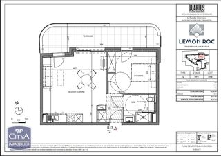  Appartement à vendre 2 pièces 44 m²