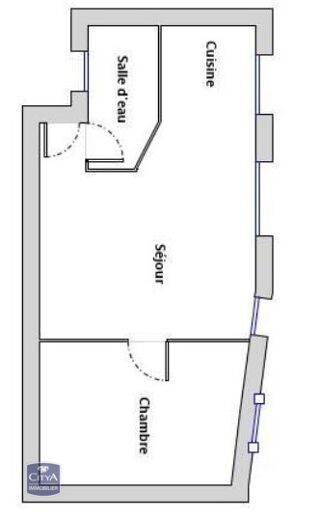  Appartement � vendre 2 pi�ces 44 m�