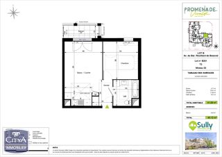  Appartement � vendre 2 pi�ces 41 m�