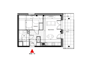  Appartement � vendre 2 pi�ces 47 m�