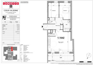  Appartement  vendre 3 pices 68 m