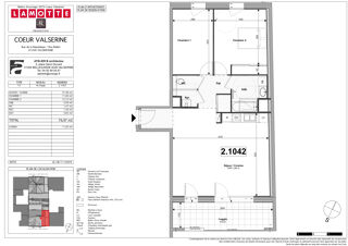  Appartement � vendre 3 pi�ces 77 m�