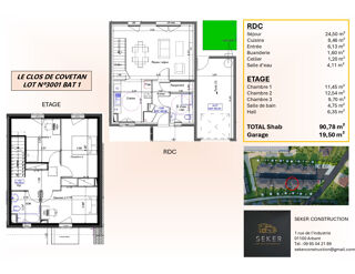  Maison  vendre 4 pices 91 m