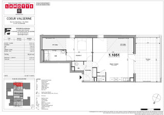 Appartement  vendre 2 pices 58 m
