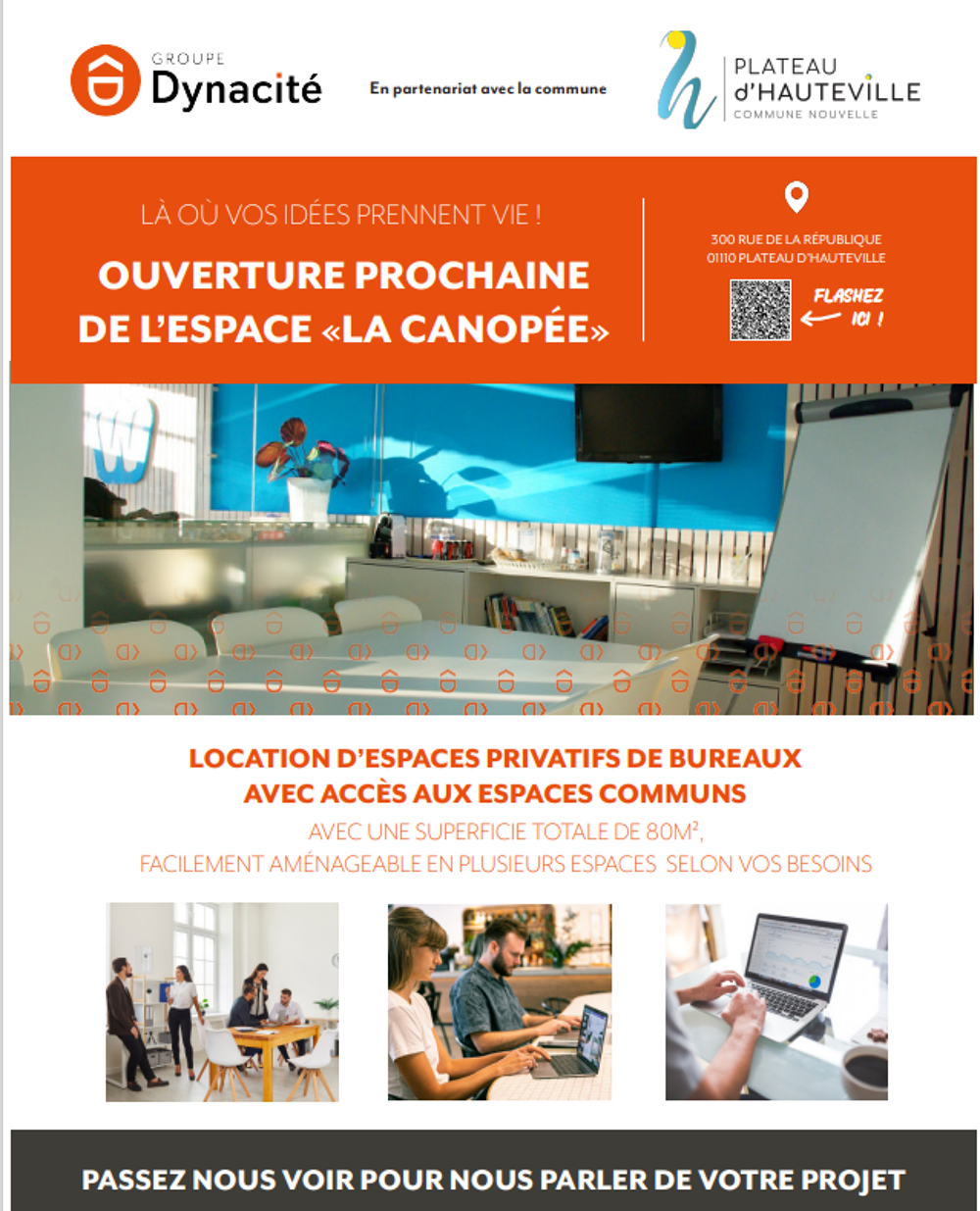   Local d'activité La Canopée 80m2 Hauteville lompnes