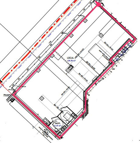   Local NEUF de 139.78 m2 au coeur d'Annemasse 