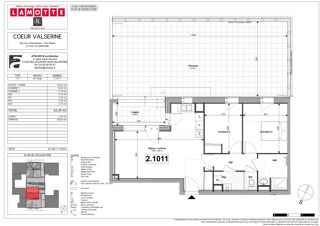  Appartement � vendre 3 pi�ces 62 m�