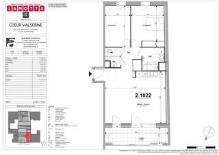  Appartement  vendre 3 pices 77 m
