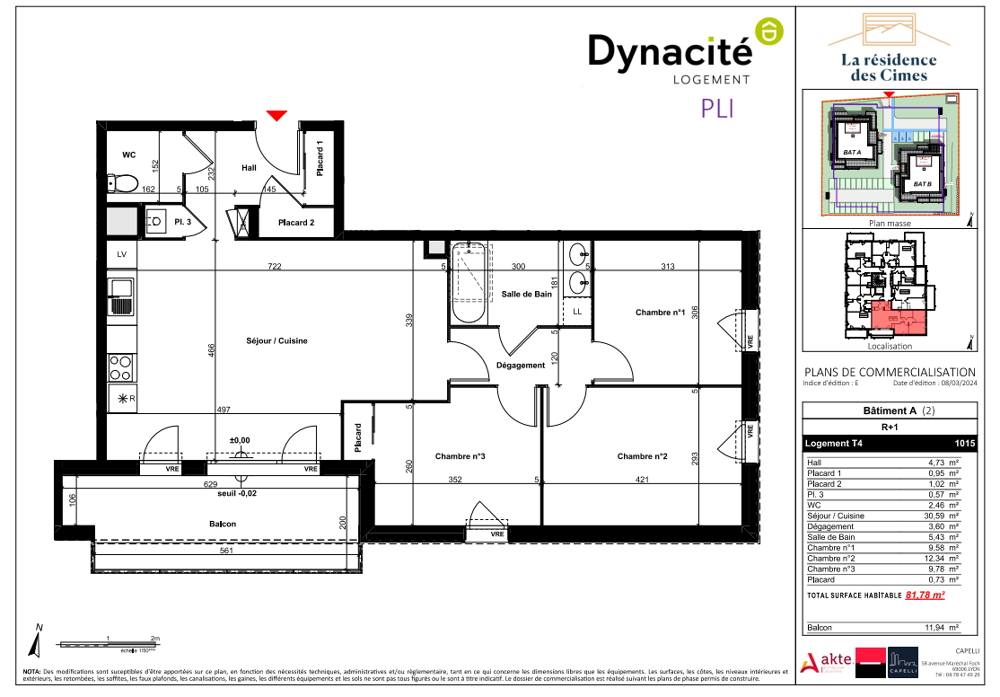 Location Appartement Appartement - T4 - 82 m2 Sallanches