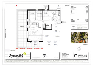  Appartement à louer 4 pièces 98 m²