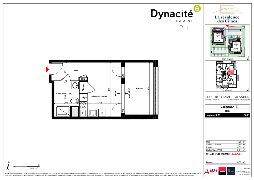 Location Appartement Appartement - T1 - 23 m2 Sallanches