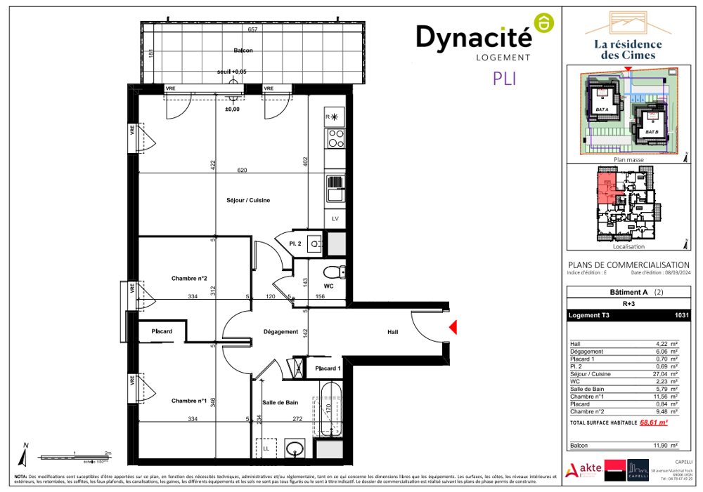Location Appartement Appartement - T3 - 68 m2 Sallanches