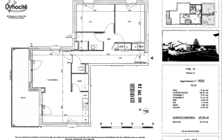  Appartement à louer 3 pièces 69 m²