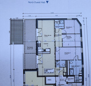  Appartement � vendre 4 pi�ces 121 m�