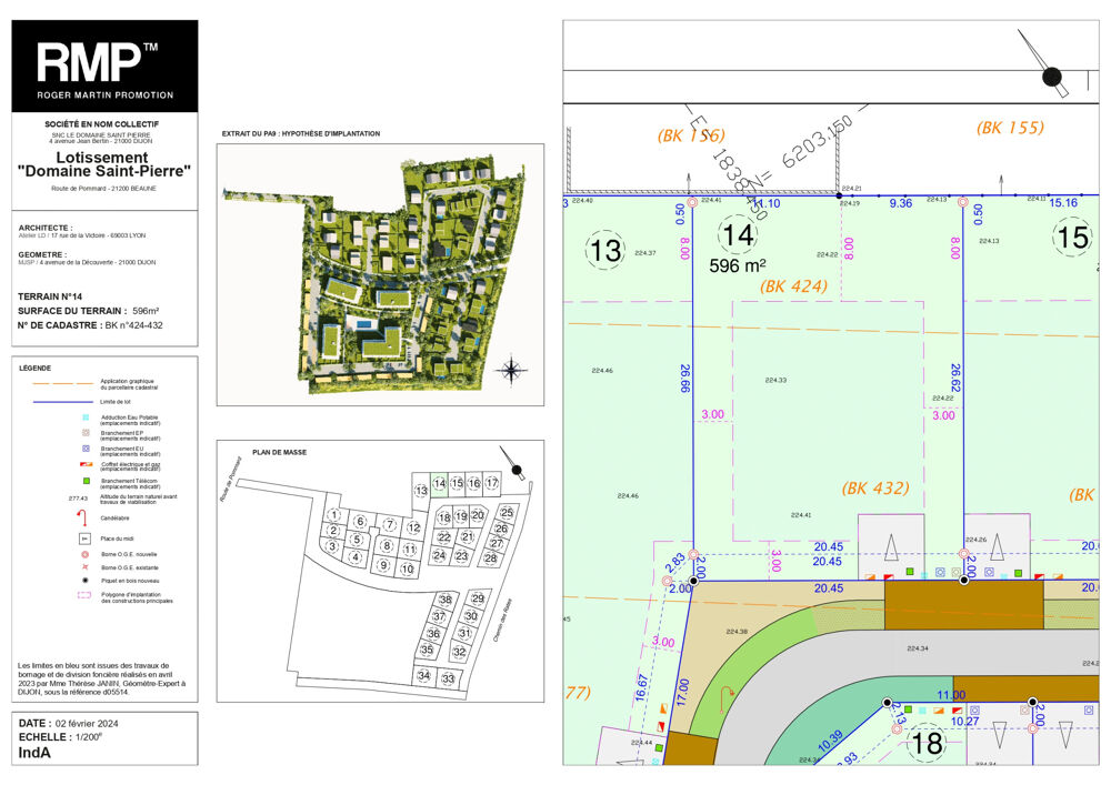 Vente Terrain TERRAIN VIABILISE CONSTRUCTIBLE Beaune