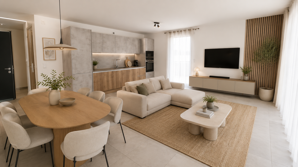 FERNEY GARDEN PARK - T4 EN REZ DE JARDIN