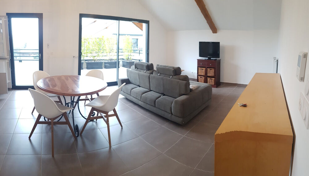 ORNEX-T3 avec grande terrasse meublé de 71m2