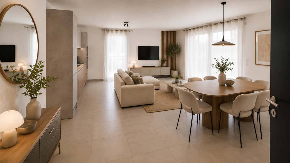 FERNEY GARDEN PARK - T4 EN REZ DE JARDIN