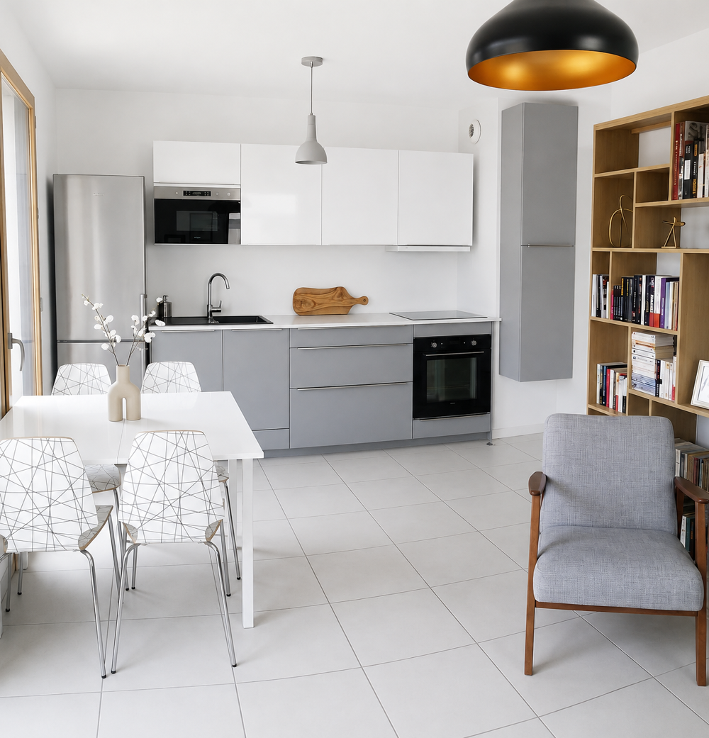 SEGNY CENTRE - T2 DE 44m2 AVEC BALCON vue Mont Blanc