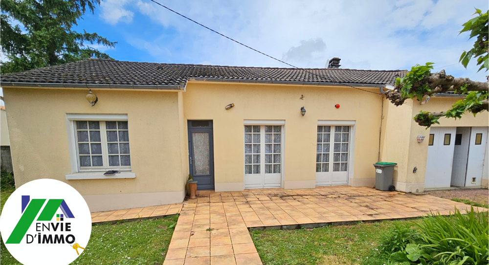 PLAIN PIED À RENOVER 3 CHAMBRES ET GARAGE