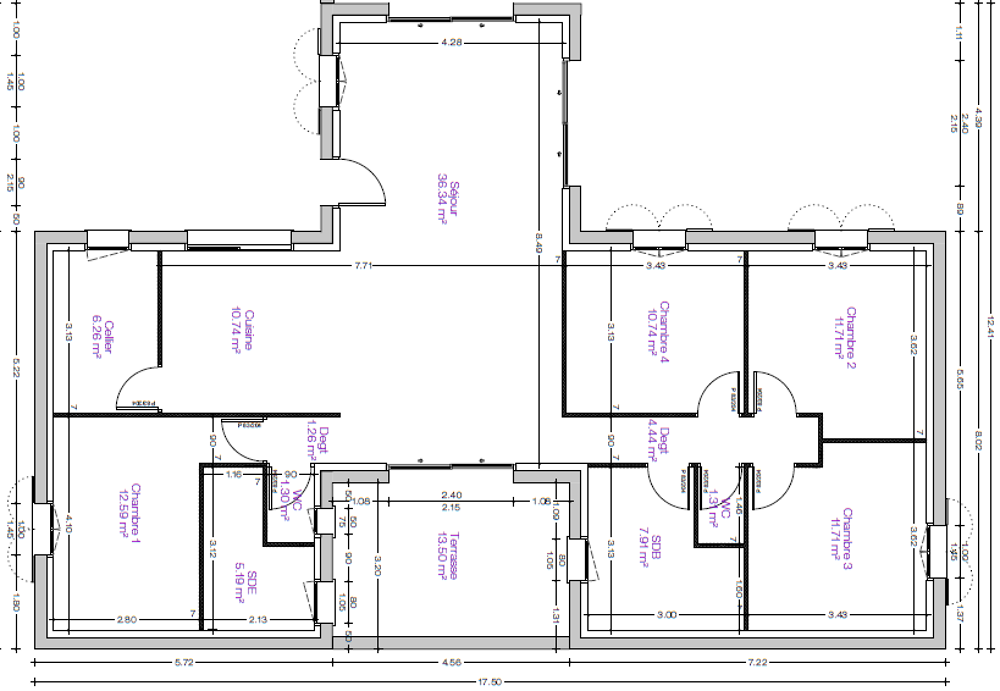 ECHIRE PAVILLON NEUF 4 CHAMBRES AU CALME