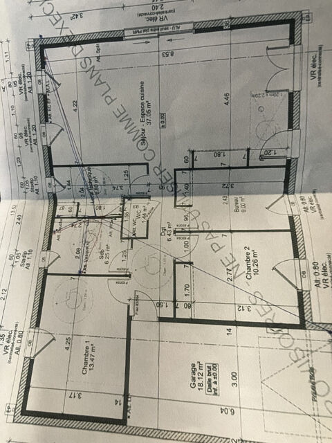   MAGN PLAIN-PIED 2 CHAMBRES, BUREAU  AVEC GARAGE ET JARDIN ARBOR Maison - 4 pice(s) - 91 m