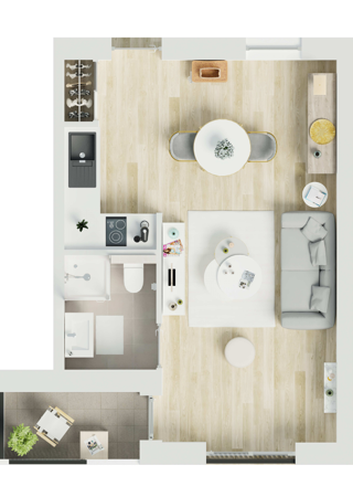  Appartement � vendre 1 pi�ce 31 m�