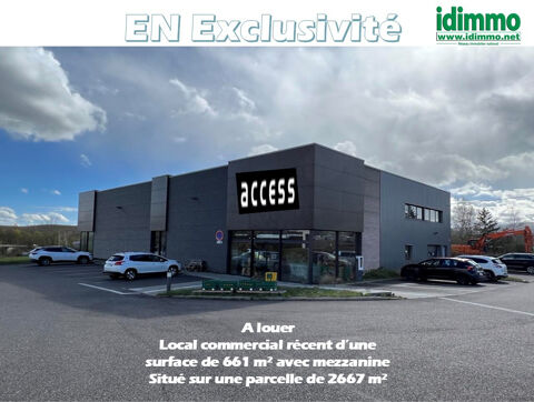 Opportunit&eacute; r&eacute;cent Local Commercial de 661 m2 &agrave; louer ZA de Monswiller EXCLUSIF 6600 67700 Monswiller