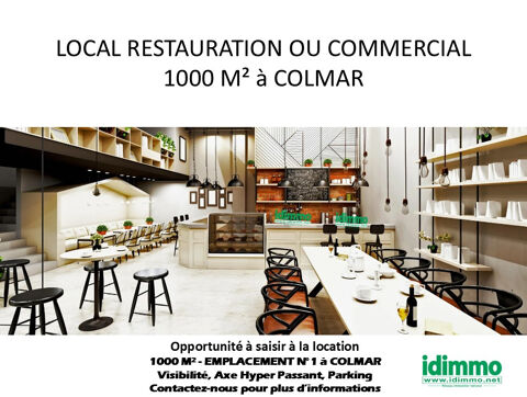 Fonds de commerce de restauration, excellent emplacement avec parking en EXCLUSIVITE 500000 68000 Colmar