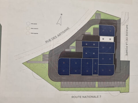   Local 112 M2 et parking 149 850 Euros à PIOLENC N7 