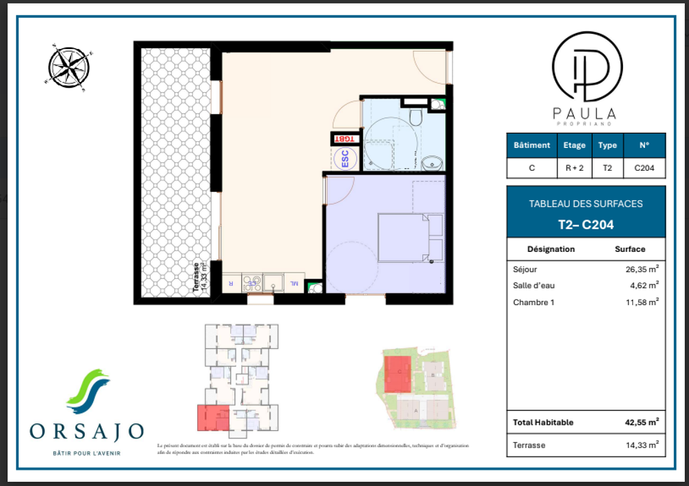 Vente Appartement Nouveau programme immobilier à Propriano   Du studio au T4 Propriano