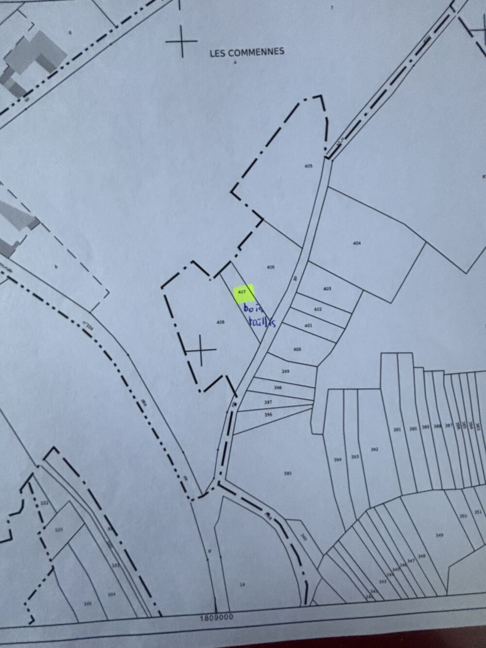 Vente Terrain POINCON LES LARREY (21130) Terrains avec bois et taillis de 14638 m2 dont 2000m2 proche des habitations. Poincon les larrey