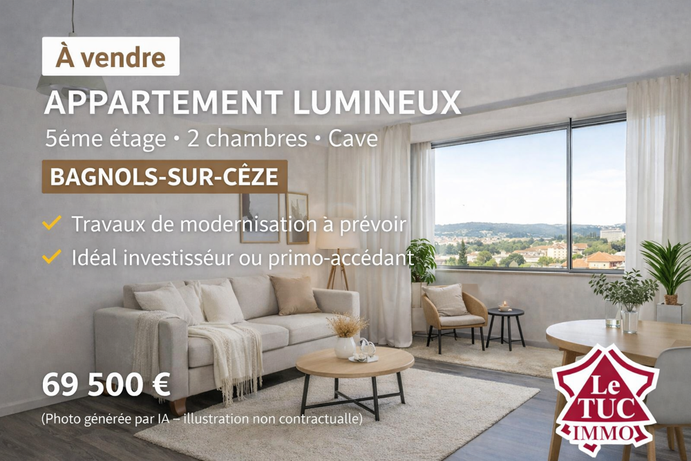 Appartement lumineux avec vue dégagée