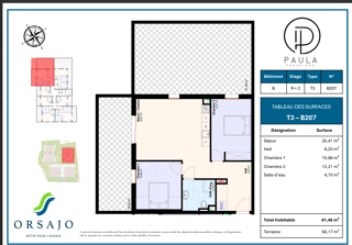 Appartement à vendre 1 pièce 21 m²